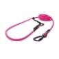 Preview: EASYLONG Hundeleine TWIST - M - 3m - pink mit schwarzen Punkten